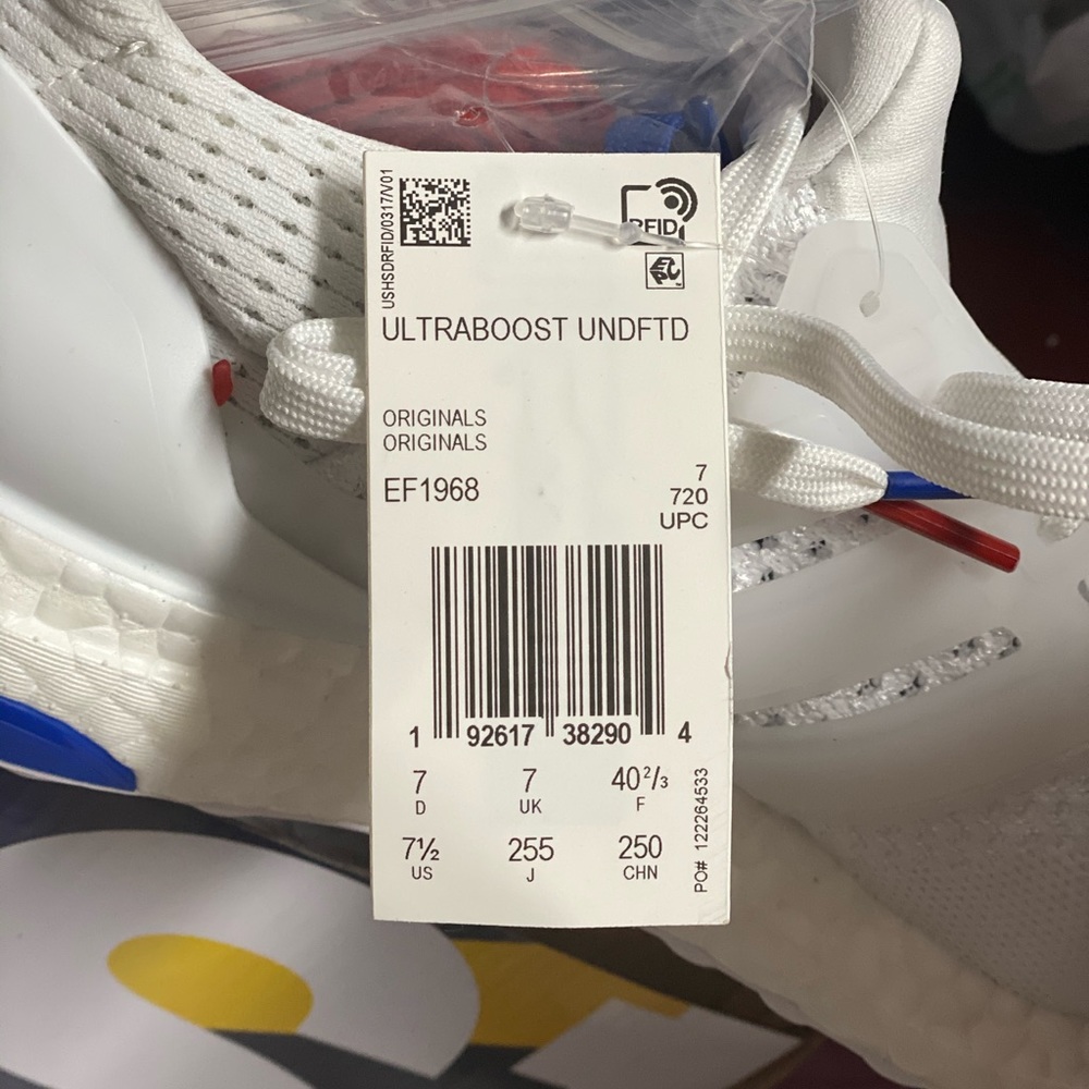 ADIDDAS UNLTRABOOST UNDFTD EF1968 size 7 1/2 - Picture 3 of 4